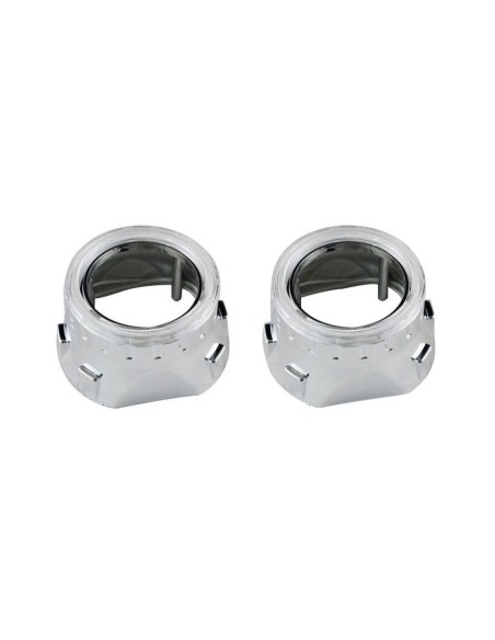 Set of 2 Bixenon 2.5" Lenses with D2S Bulbs and Included Decorations