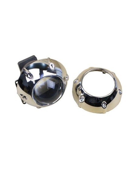 Set of 2 Bixenon 2.5" Lenses with D2S Bulbs and Included Decorations