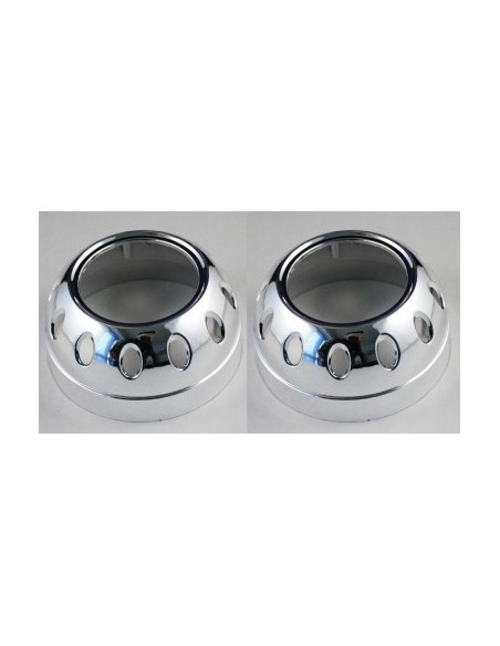 Set of 2 Bixenon 2.5" Lenses with D2S Bulbs and Included Decorations