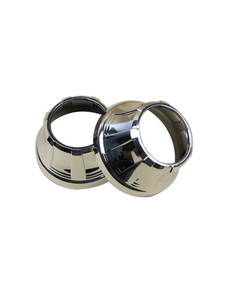 Set of 2 Bixenon 2.5" Lenses with D2S Bulbs and Included Decorations