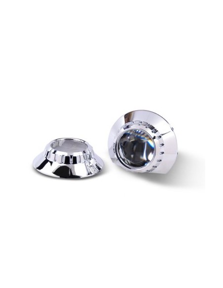 Set of 2 Bixenon 2.5" Lenses with D2S Bulbs and Included Decorations