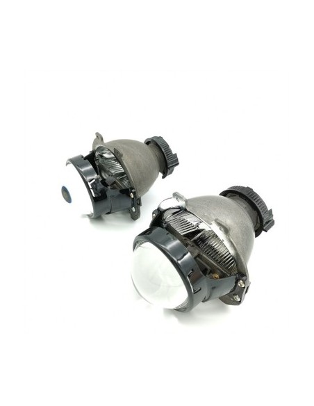 Set of 2 Bixenon 2.5" Lenses with D2S Bulbs and Included Decorations