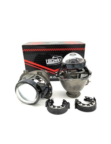 Set of 2 Bixenon 2.5" Lenses with D2S Bulbs and Included Decorations