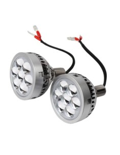 Set 2 proiectore LED 3" pentru faza lunga auto / moto cu...