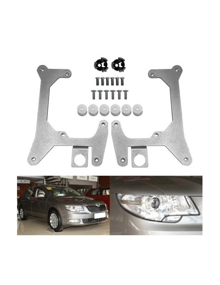 Set of 2 adapter frames for G5 magnifiers Skoda Superb 2 2009-2013