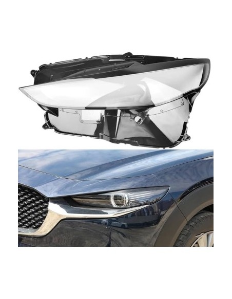 Left Headlight Glass for Mazda CX-30 (2019 - Present)