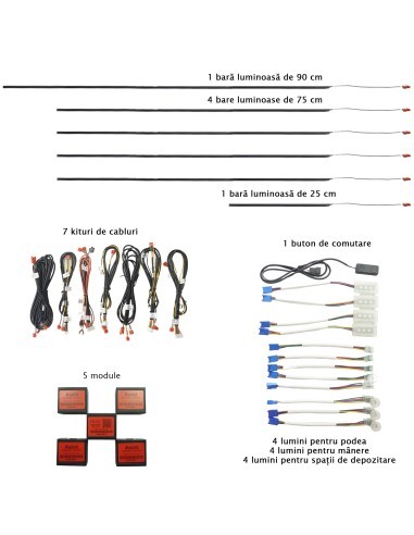 Professional RGB Ambient Light Kit Carguard