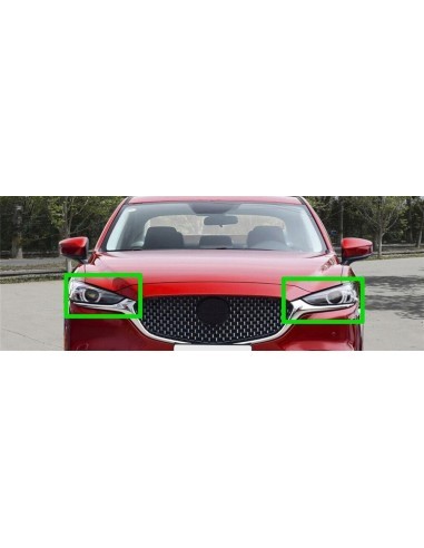 Right headlight glass for Mazda 6 (2019 - present)