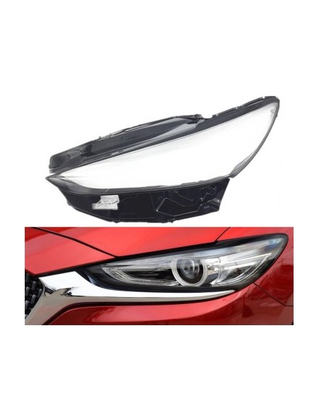Left headlight glass for Mazda 6 (2019 - present)