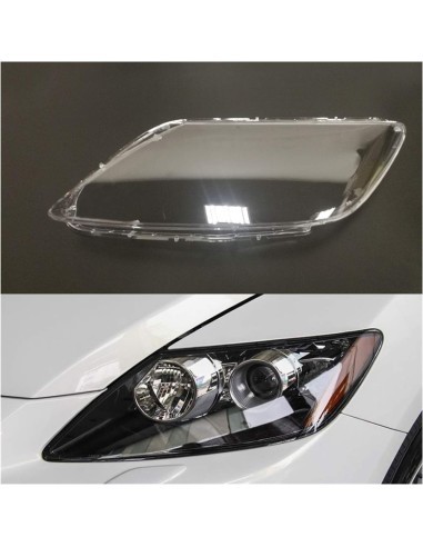 Left headlight glass for Mazda CX-7 (2006 - 2012)