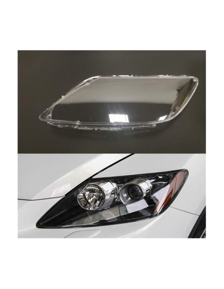 Left headlight glass for Mazda CX-7 (2006 - 2012)