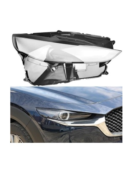 Right headlight glass for Mazda CX-30 (2019 - present)