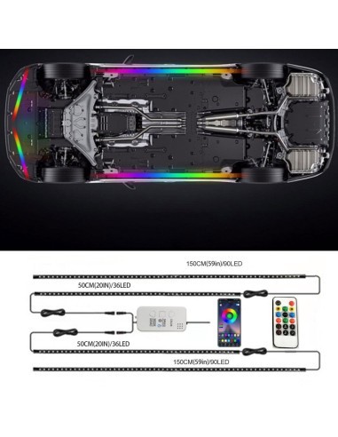 Car Under Lighting Kit Symphony, dynamic, RGB...
