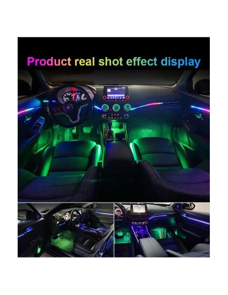 Kit φωτισμού περιβάλλοντος Symphony wireless με LED, Acrilice 18 σε 1