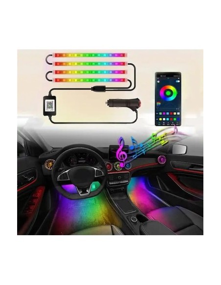 Symphony Ambient Light Kit, Dynamic, RGB with remote control, 12V, 12 LEDs, 22 cm