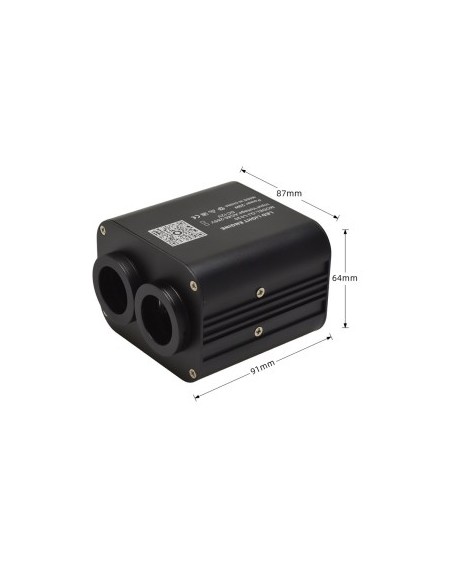 Optical Fiber Ceiling Kit Installed 20W with TWINKLE, RGBW 1100 Fire 4M 0.75mm with application