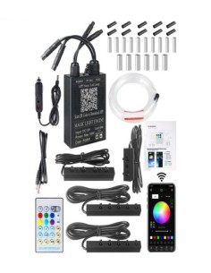 Starry Ceiling Kit + falling stars 16W RGBW 720 wires at... 2