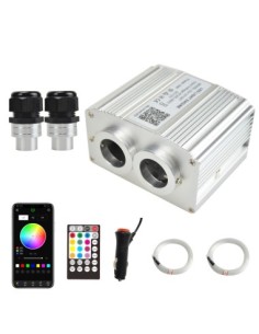 Optical Fiber Ceiling Kit RGBW Twinkle with 900 Lights,...