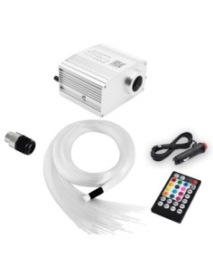RGBW Twinkle Star Ceiling Fiber Optic Kit with 550...