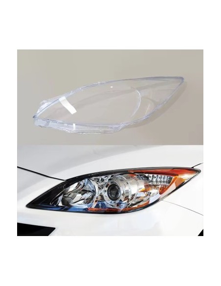 Left Headlight Glass for Mazda 3 Generation 2 (2009 - 2013)