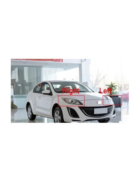 Left Headlight Glass for Mazda 3 Generation 2 (2009 - 2013)