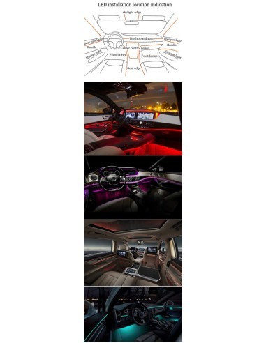 Wireless Ambient Light Kit with LED, Acrylic 18...