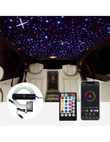 Kit Οπτικών Ινών Οροφής Αυτοκινήτου RGBW 650...