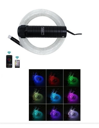 Kit Οπτικών Ινών Οροφής Αυτοκινήτου RGBW 650...
