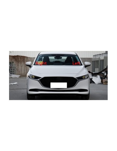 Left headlight glass for Mazda 3 Generation 4 (2019 - present)