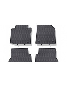 Rubber floor mat set compatible with Volkswagen Caddy...