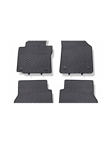 Rubber floor mat set compatible with Volkswagen...