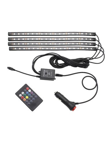 Kit 4 Φωτιστικά Περιβάλλοντος RGB με...