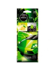 Aroma Car City Card Lemon Air Freshener