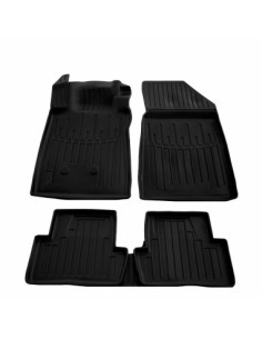 Rubber mat set type tray for Renault Clio III (2005-2012)