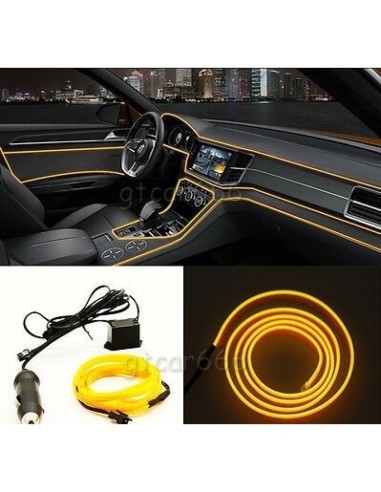 Electroluminescent Neon Wire 3m with Yellow...
