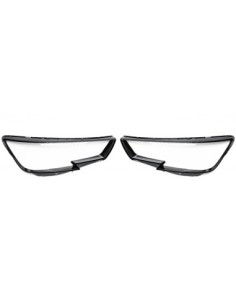 Set of 2 Headlight Glasses for Audi A4 B9 Non Facelift...
