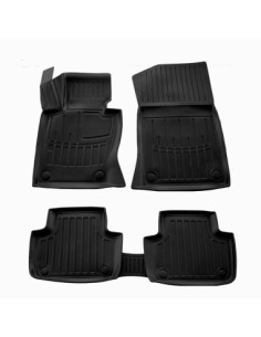 Rubber mat set type tray for Bmw X3 (E83) (2004-2010)