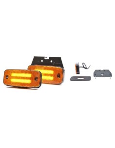 LED helyzetjelző lámpa 1138 W158 12V-24V, narancssárga Was 2
