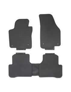 Rubber car mat set compatible with Volkswagen Passat...