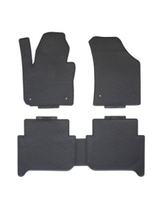 Rubber car mat set compatible with Volkswagen Touran...