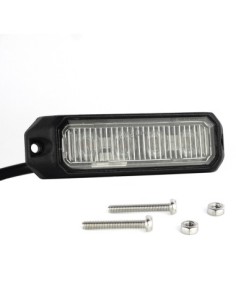 Warning Strobe Light orange 12/24v with 4 Led 52026-4K-AMBER 2
