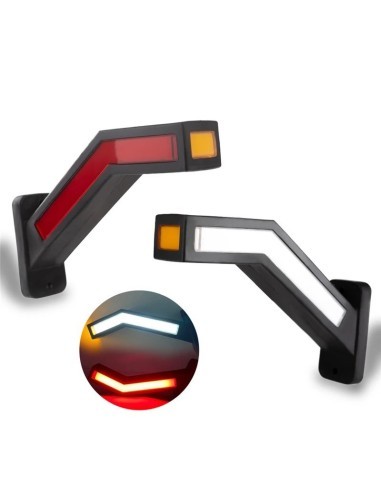 Set of 2 LED Marker Lights 12-24V MKH-258