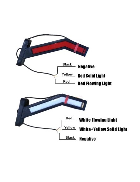 Set of 2 LED Marker Lights 12-24V MKH-258