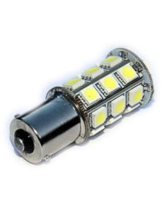LED αυτοκινήτου Κόκκινο 24V BA15S 27 SMD με συμμετρικούς...