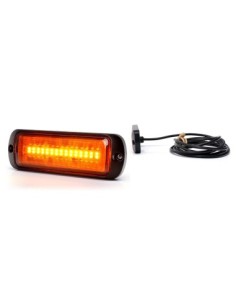 Orange LED Strobe 1469 W218 With Grille Mounting, 2 Flash...