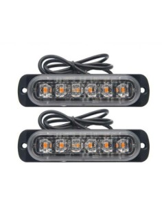 LED Стробоскопична Лампа с 6 LED, Бяла Светлина, 12V-24V... 2