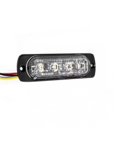 LED Strobe Light with 4 LEDs, White Light, 12V-24V...