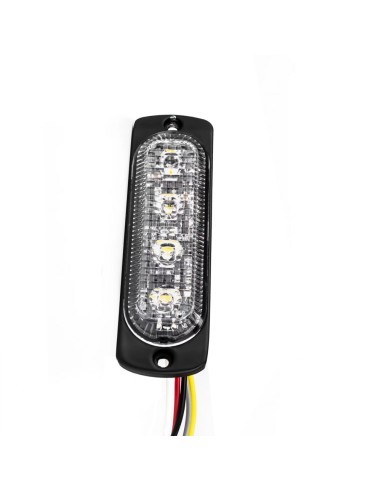 LED Strobe Light with 4 LEDs, ORANGE Light,...