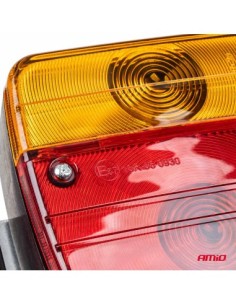 Magnetic lamp for trailer with triangle 12V 2