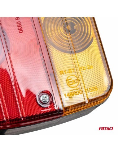 Magnetic lamp for trailer with triangle 12V